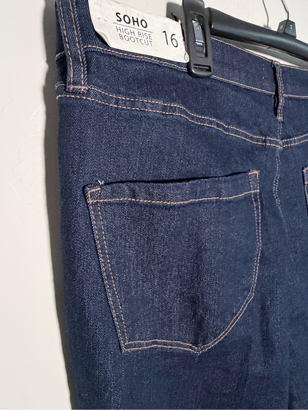 Nicole Miller Women’s Boot Cut Jeans in Dark Indigo - Picture 8 of 13